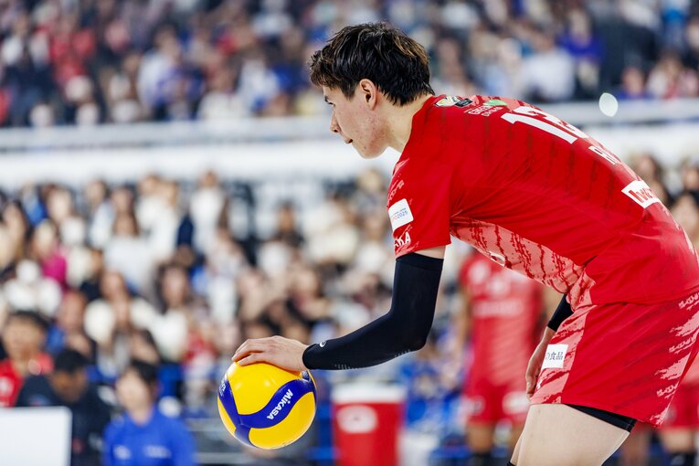 高橋藍（サントリーサンバーズ大阪）　©︎Kiichi Matsumoto