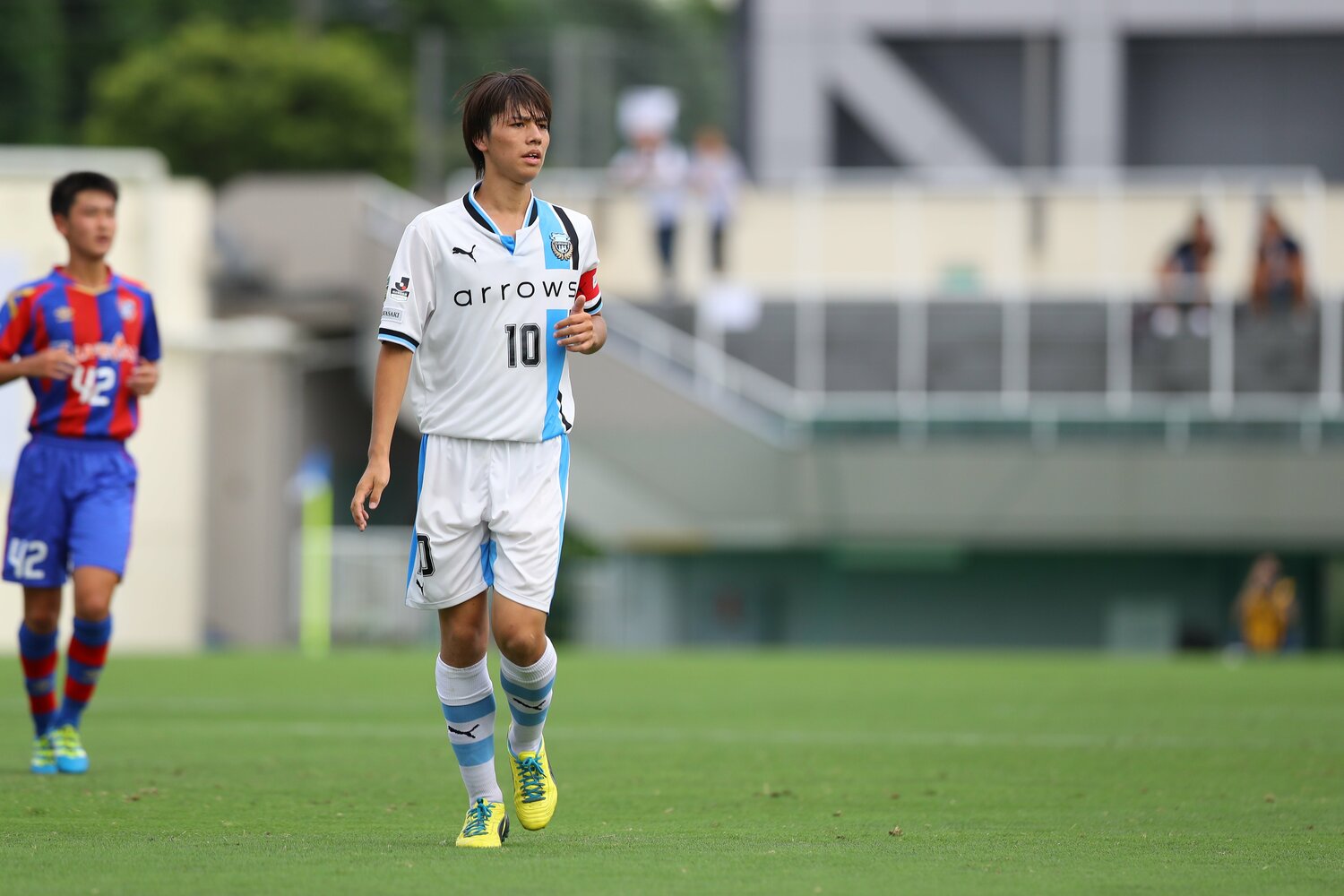 川崎U-18時代の田中碧　©︎Kenzaburo Matsuoka/AFLO