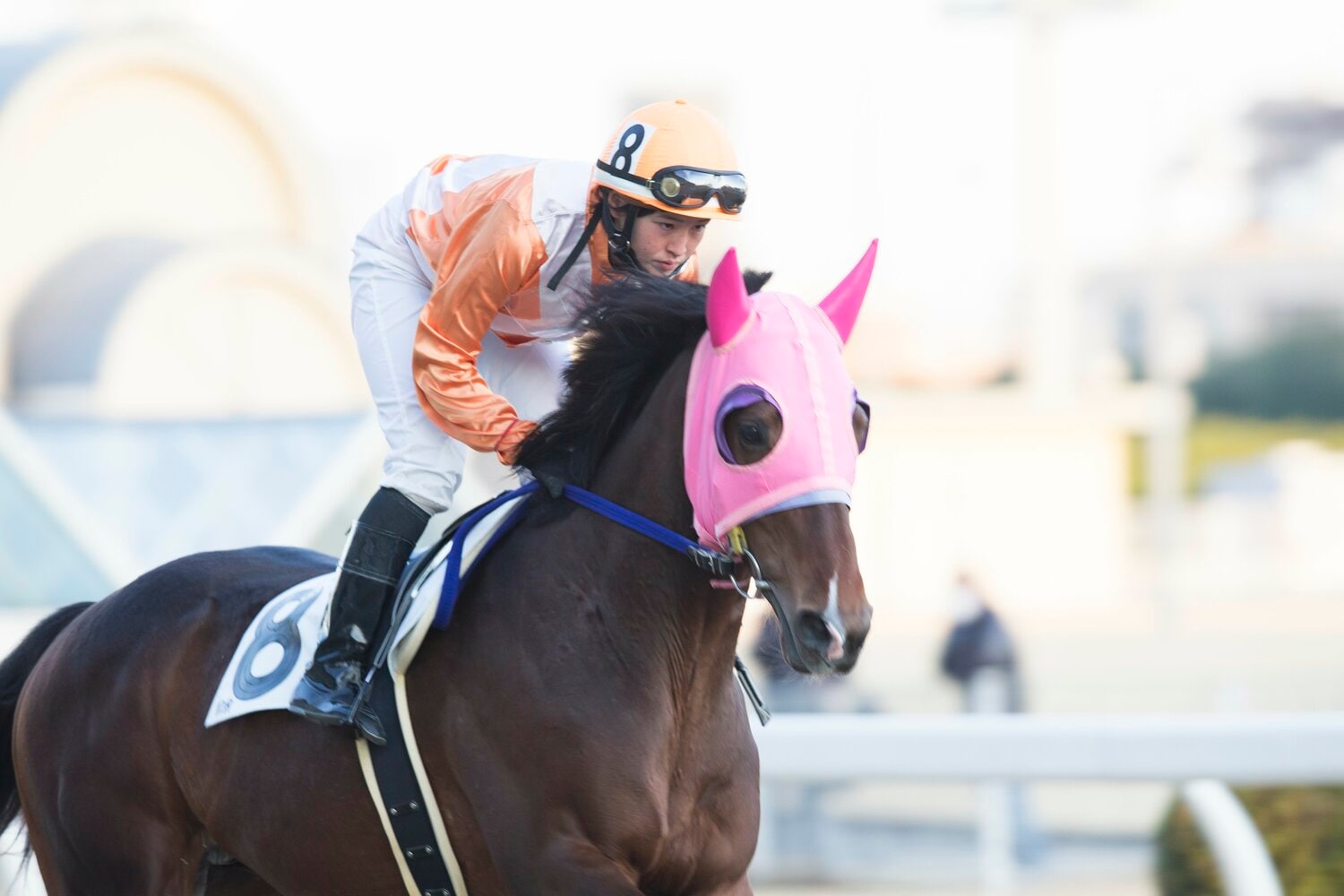 2016年、デビュー当日の藤田菜七子　©Shiro Miyake