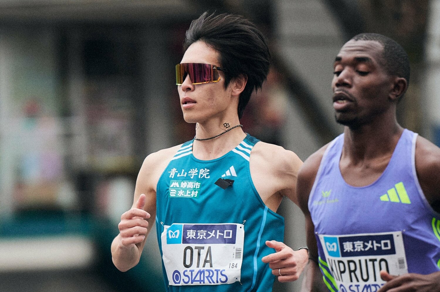 世界トップクラスのランナーが集った東京で果敢に先頭集団に挑んだ太田 ©Yuki Suenaga