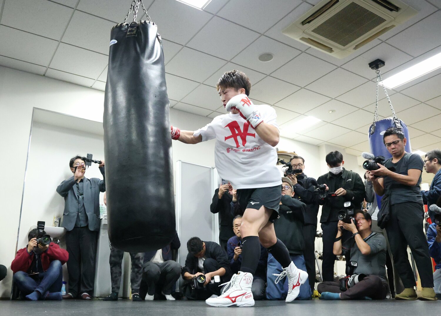 12月4日、公開練習では順調な仕上がりをアピールしていた ©︎JIJI PRESS