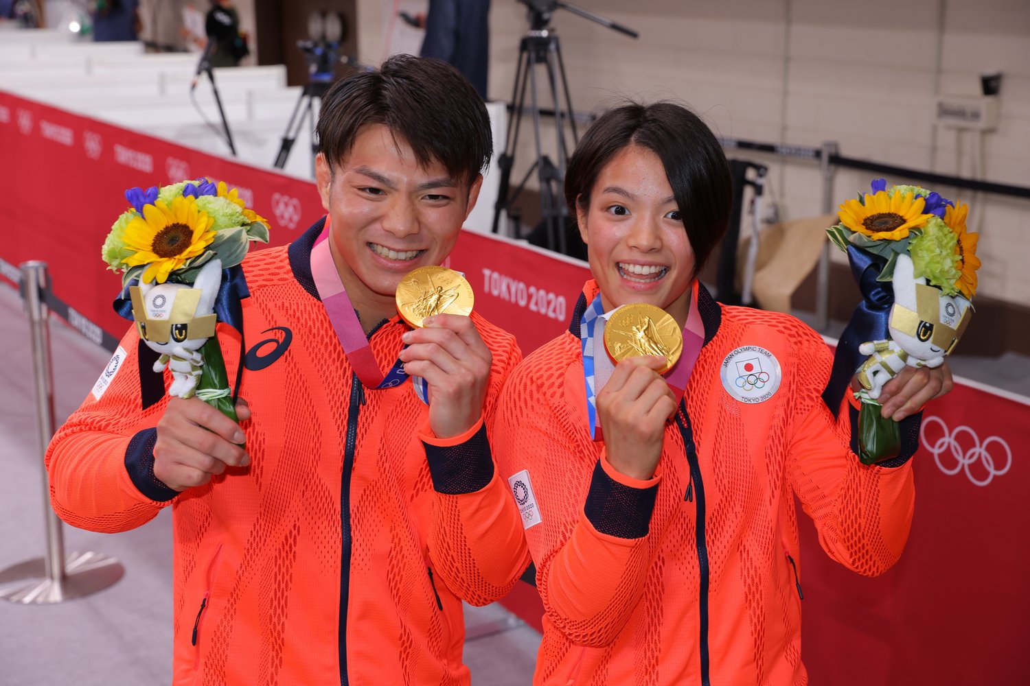 阿部一二三と阿部詩©Ryosuke Monju/JMPA