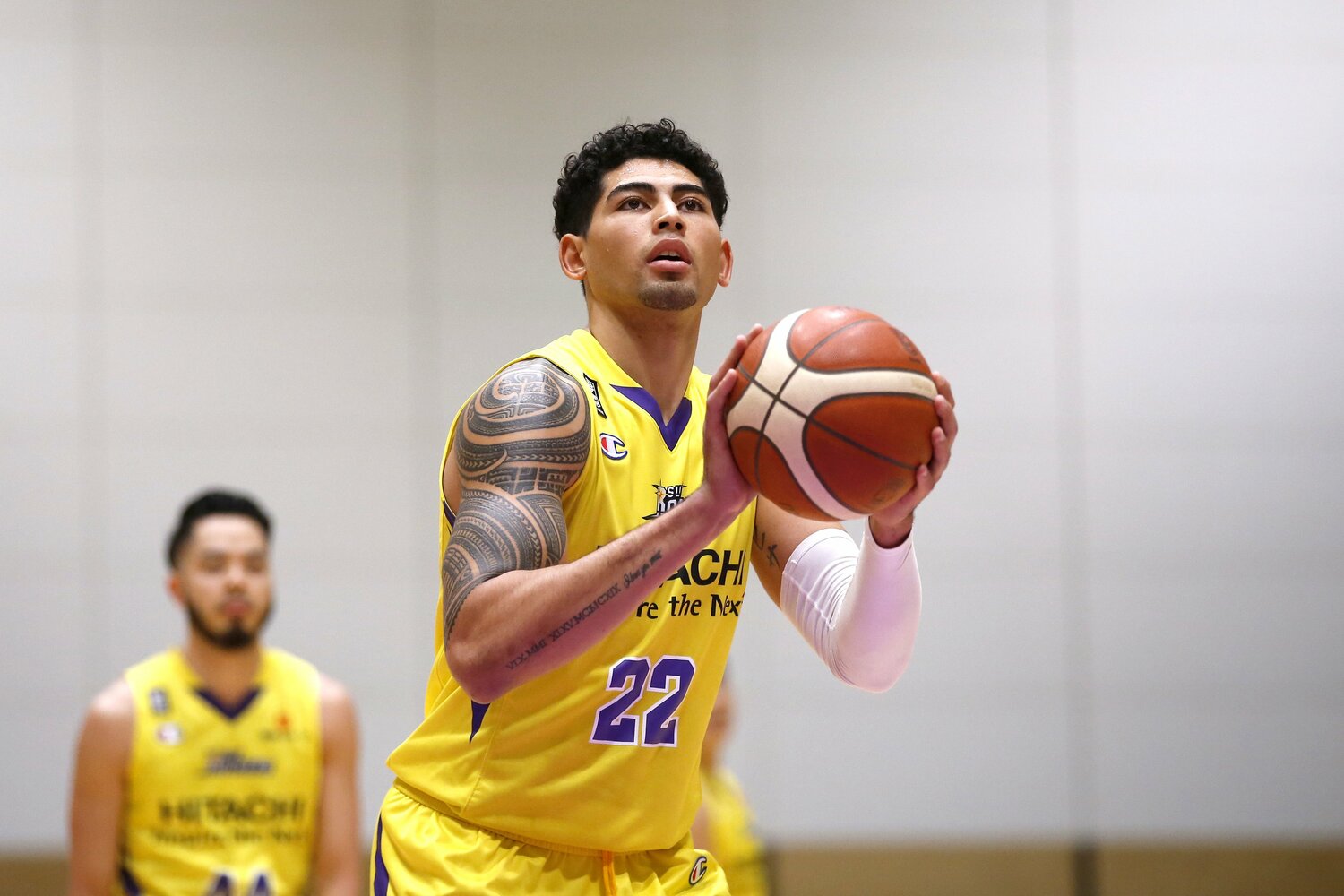 パワフルなダンクを象徴に高い身体能力を生かしたプレーを見せるヒサタケ。今後の成長が期待される逸材だ