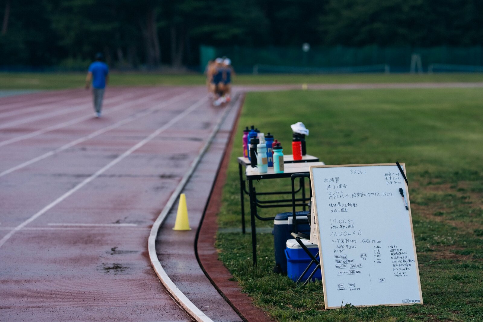 猪苗代合宿にて photograph by NIKE