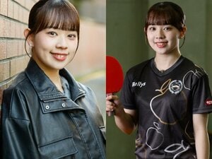 青学大在学中の“異色のカットマン”「さっさと決めたい。粘るのは好きじゃない（笑）」小林りんごが貫く自分らしさ「個性まるだしの卓球がしたい」