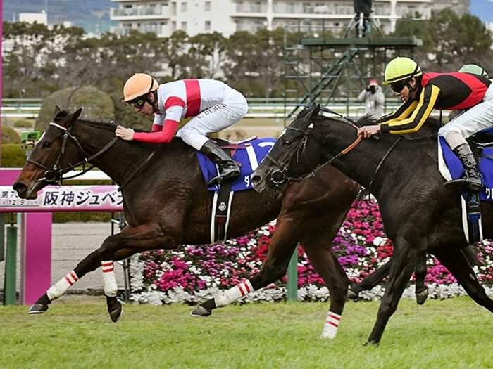 阪神JFでダノンファンタジー戴冠。兄たちのいぬ間にクリスチャン。＜Number Web＞ photograph by Kyodo News