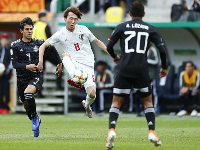 試合を楽しんでメキシコに完勝。U-20W杯の日本、決勝T確実か。<Number Web> photograph by D.Nakashima/AFLO