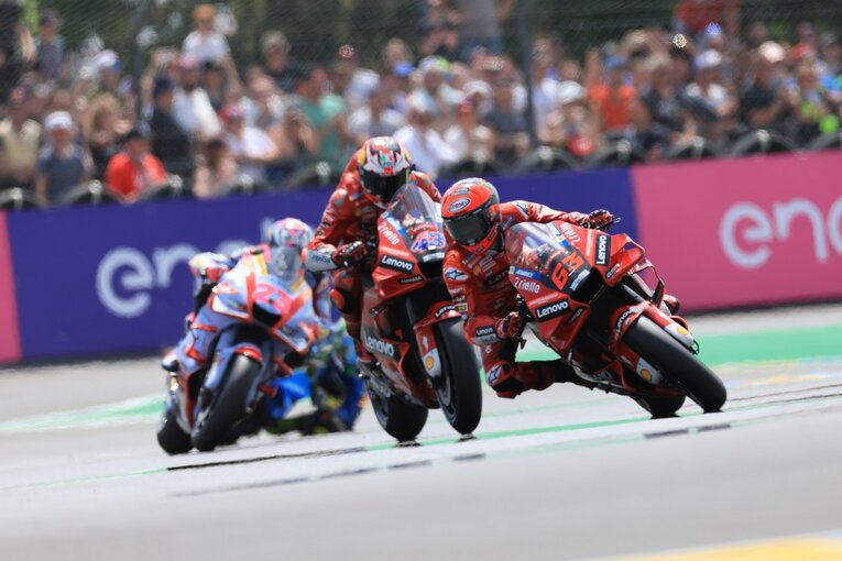 今季のMotoGPクラスで快進撃を続けるドゥカティ勢　photograph by Satoshi Endo