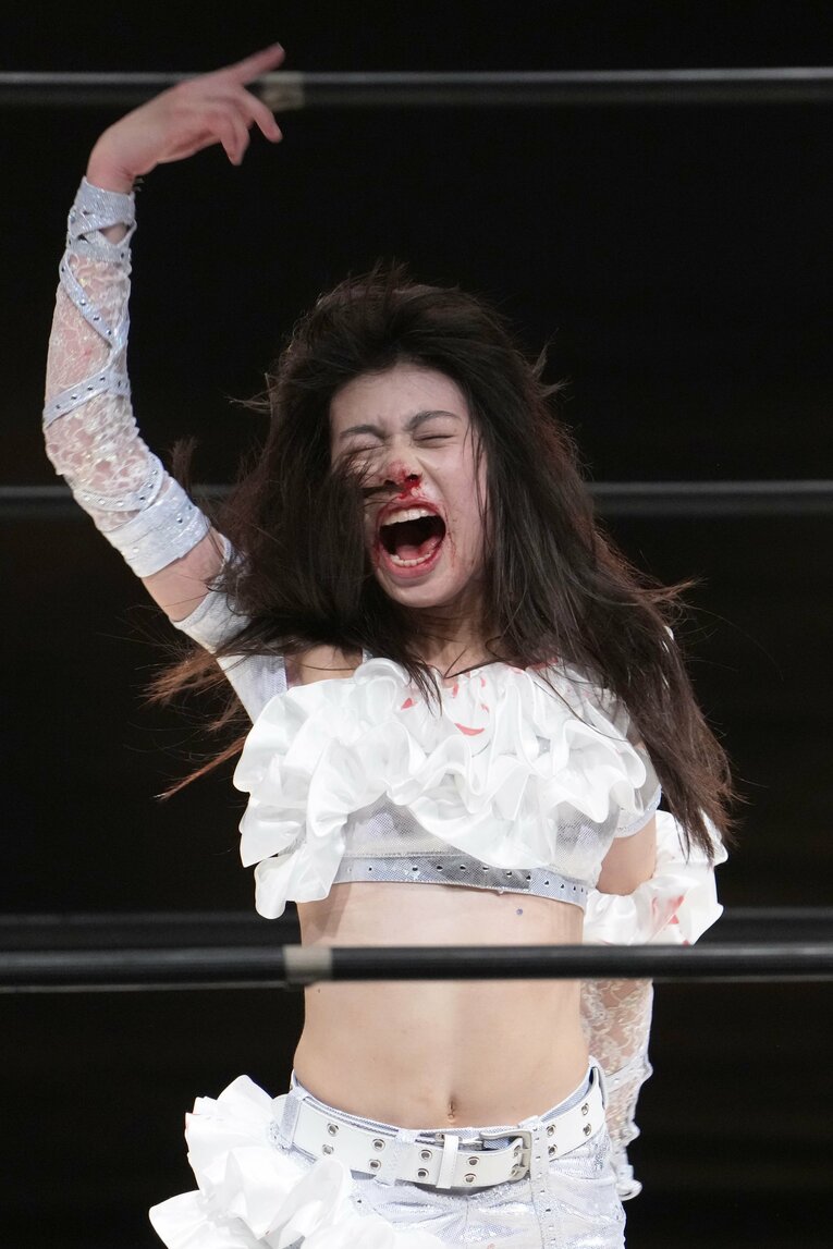 心希に「プロレスラー」を感じることができた　©Masashi Hara