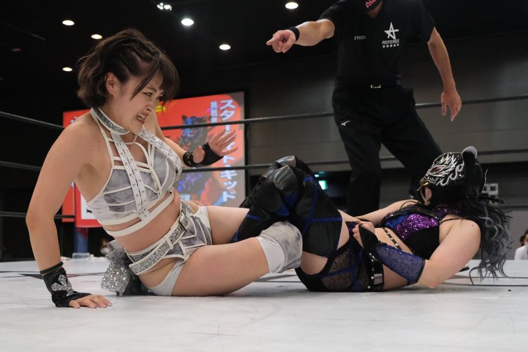 8月29日のスターライト・キッド戦　©Norihiro Hashimoto