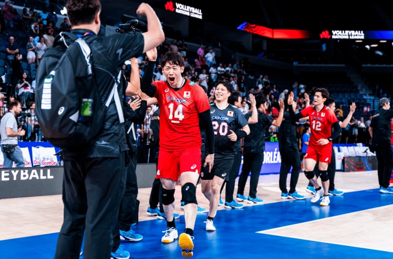 2023年ネーションズリーグ（フランス大会）©︎FIVB