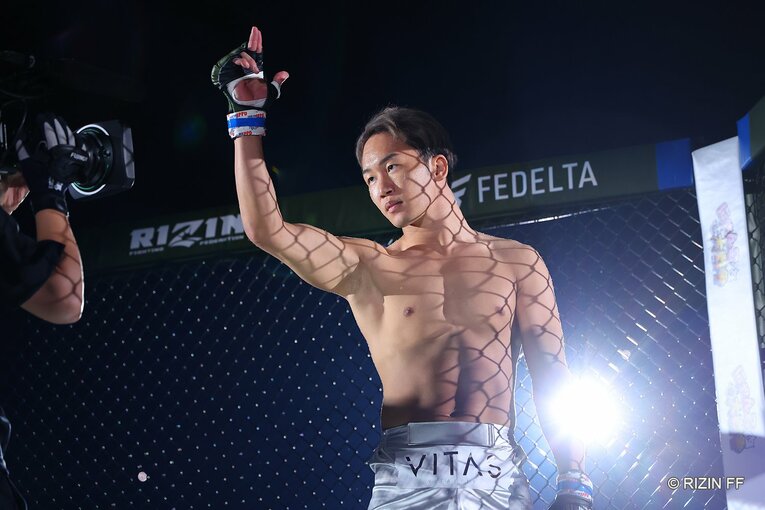 1年4カ月ぶりにMMAのリングに上がった朝倉未来　©RIZIN FF