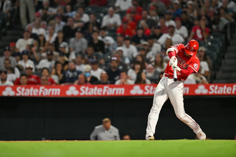 大谷の打撃フォーム ©Nanae Suzuki