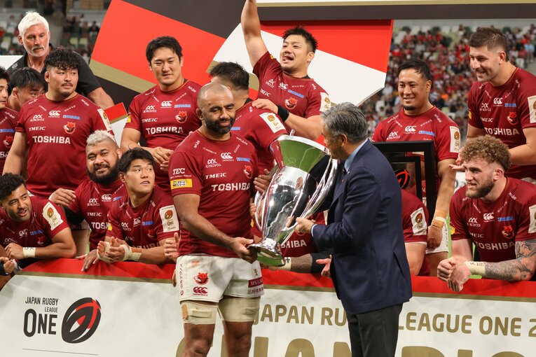東芝の2連覇で幕を閉じた今季のリーグワン　©Nobuhiko Otomo