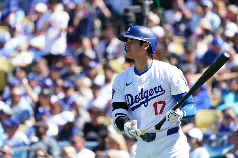 第4打席に入る大谷　©︎Shizuka Minami