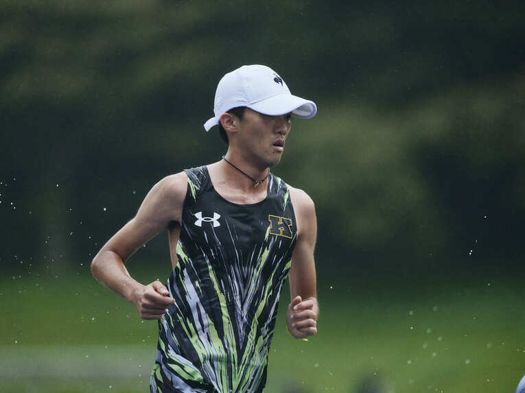 慶應大競走部の練習風景　©Yuki Suenaga