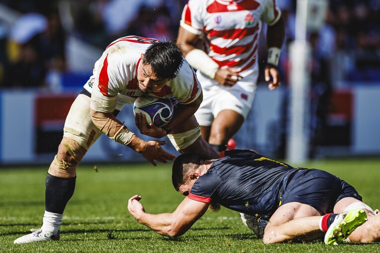 姫野和樹（2023年ラグビーW杯アルゼンチン戦）　©︎Kiichi Matsumoto