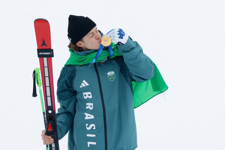 ブラジルに冬季五輪初の金メダルをもたらしたルーカス・ピニェイロ・ブラーテン　©Getty Images