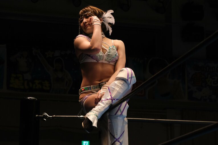 安納が大きな見せ場だと語る入場シーン　©Norihiro Hashimoto