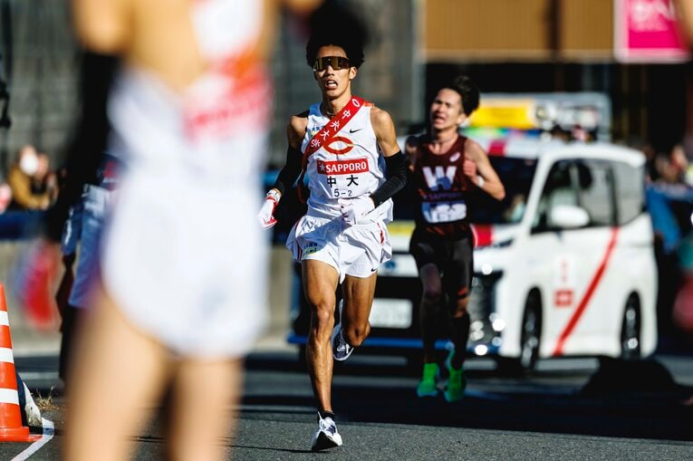 【2026箱根駅伝】2区も中央大は順調だった… ©Kichi Matsumoto