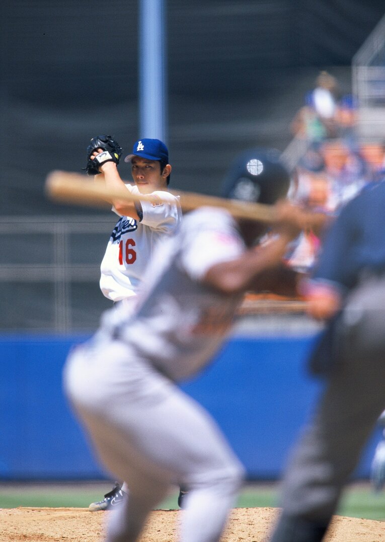 ドジャース時代　©BUNGEISHUNJU