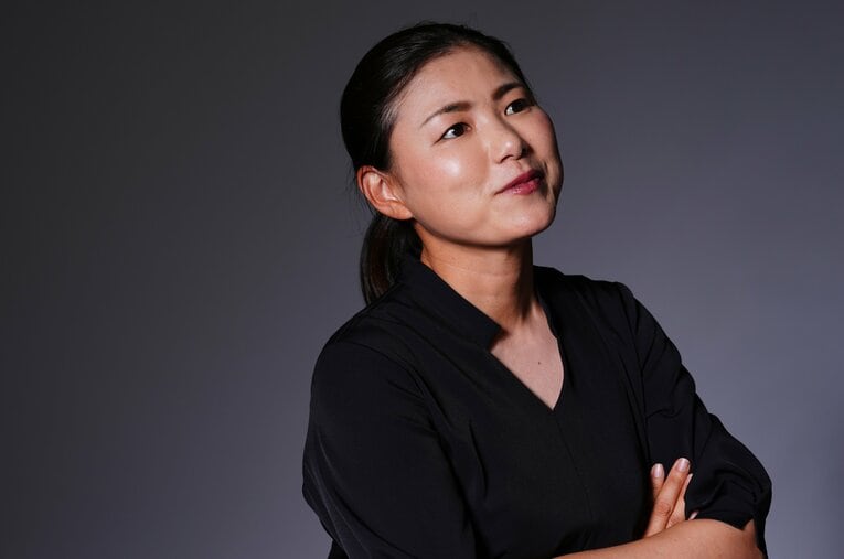 今年で40歳になったプロゴルファー横峯さくら。家族のサポートを得ながら、来季も「優勝」を目指す　©Shizuka Minami