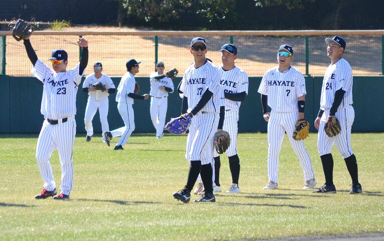 2024年はくふうハヤテベンチャーズ静岡でプレー（中央）©︎JIJI PRESS