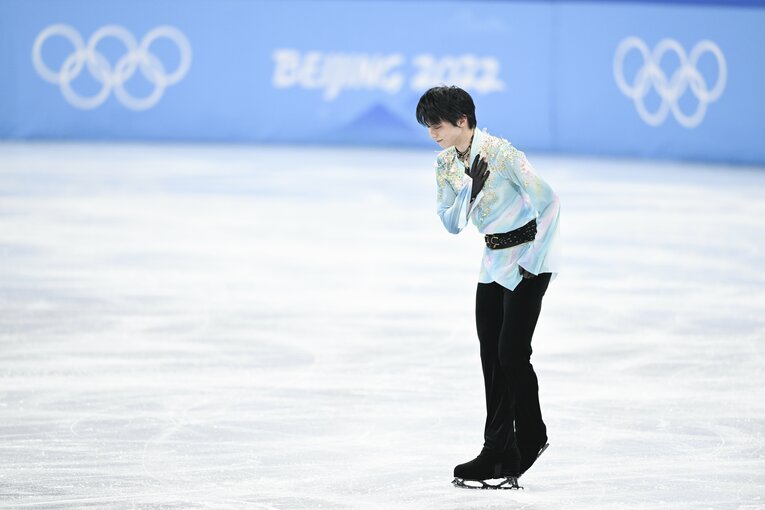 北京五輪フリー『天と地と』、演技終了後　©Asami Enomoto/JMPA