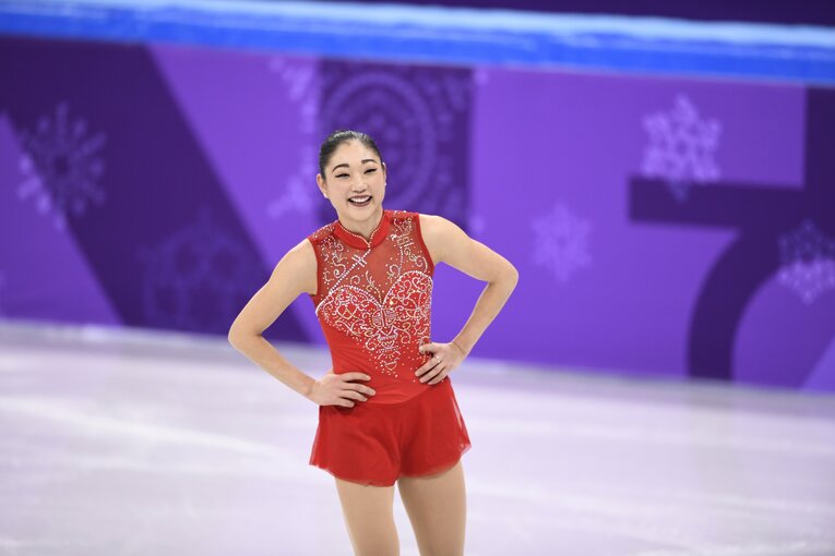 平昌五輪での長洲未来　©JMPA