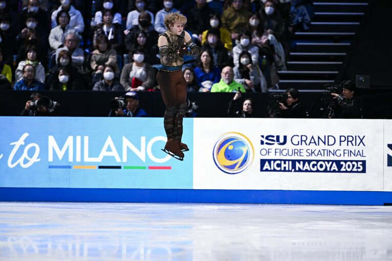 GPファイナルで圧巻の優勝を果たしたイリア・マリニン　©Asami Enomoto