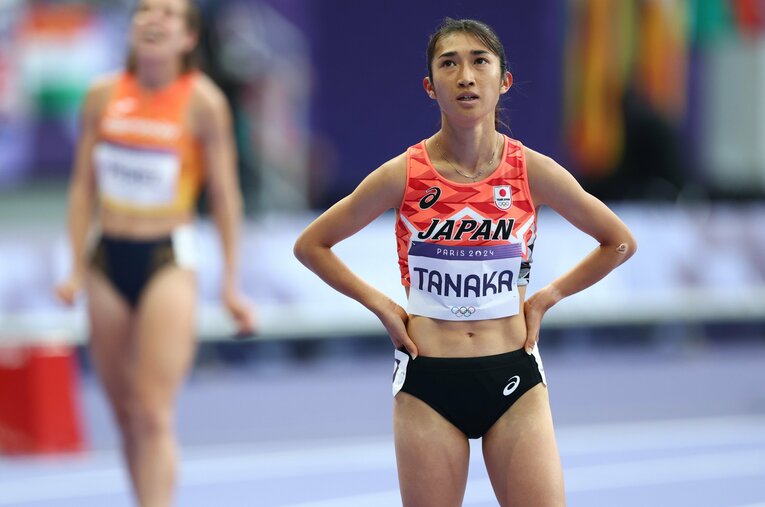 パリ五輪1500mと5000mに出場した田中希実。両種目とも決勝進出はならずも、2度目の五輪で味わった絶望と収穫とは…  ©︎Ryosuke Menju/JMPA