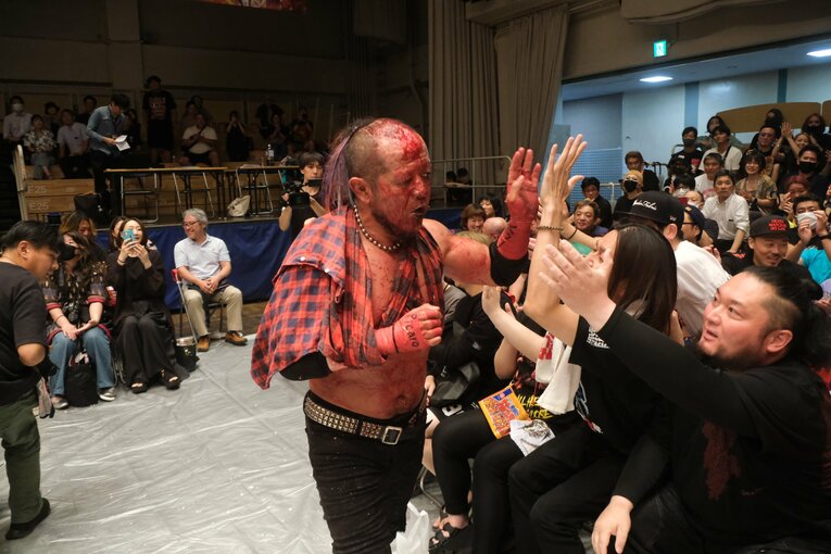 デスマッチのカリスマ・葛西純　©Norihiro Hashimoto
