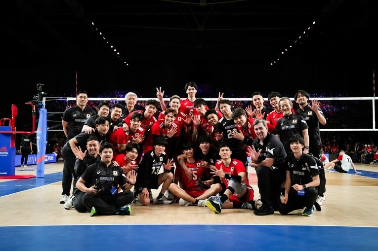 VNLドイツ戦　©︎Volleyball World