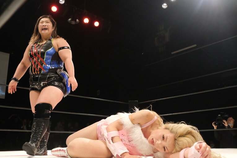 2022年3月のプロレスデビュー戦　©Norihiro Hashimoto