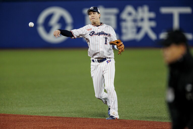 今季30本100打点を記録したキャプテンの山田哲人　©Kiichi Matsumoto