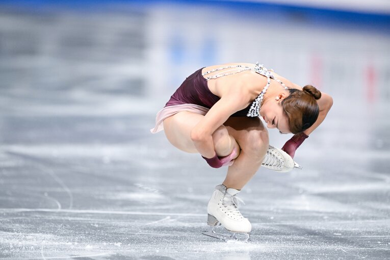 SPから立て直し、安定した演技を見せたフリー【スワイプするとそのほかの写真もご覧になれます】　©Asami Enomoto