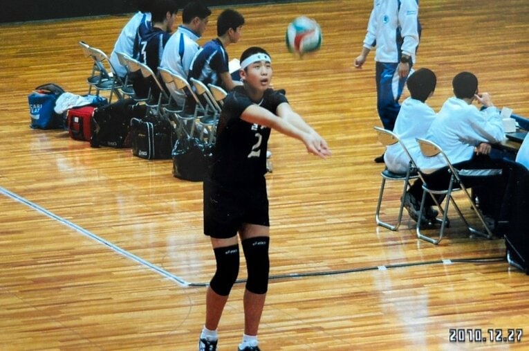 中学時代の小野寺（写真/母いく子さん提供）