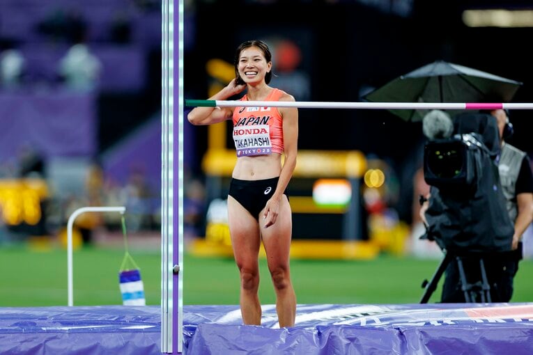 大舞台で調子を取り戻した高橋の成功跳躍（６／７）　©Kiichi Matsumoto