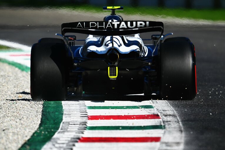 14位でフィニッシュしたイタリアGPでの角田裕毅の走り　©Getty Images / Red Bull Content Pool