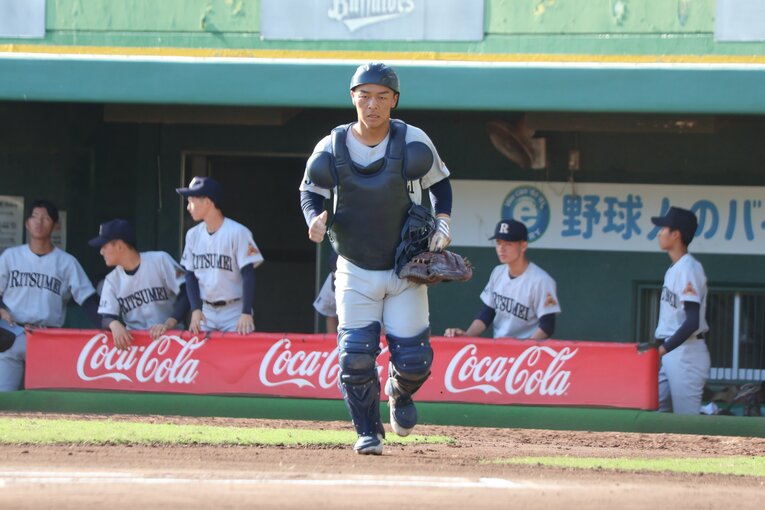 主将であり、捕手というまさにチームの要である伊藤　©Fumi Sawai