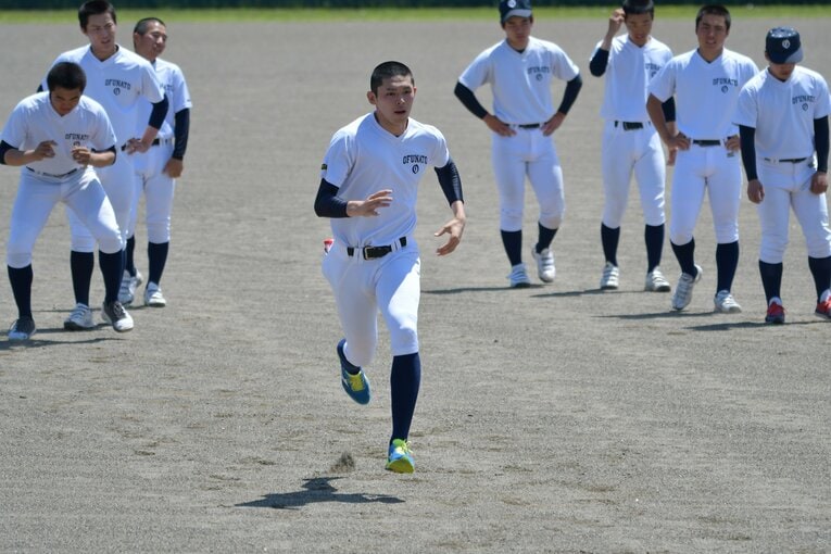 大船渡時代の佐々木朗希　©Hideki Sugiyama