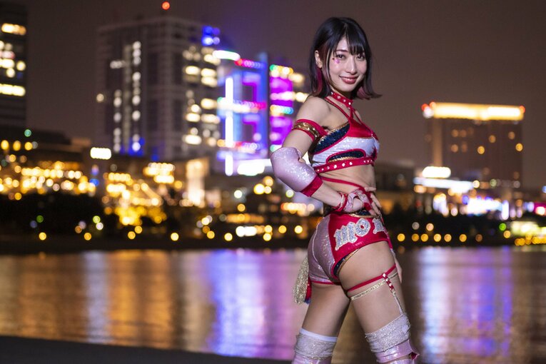 「芸能人に何ができる」批判も…大河出演女優・向後桃が辿り着いた“約束の地”「私はスターダムでプロレスがしたい」《特別グラビア》(27)