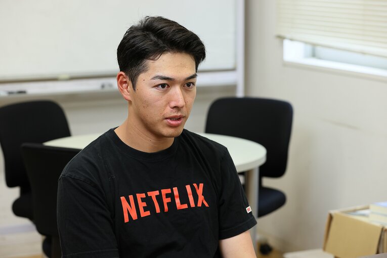 今年6月にインタビューした際の清原正吾 ©Shigeki Yamamoto