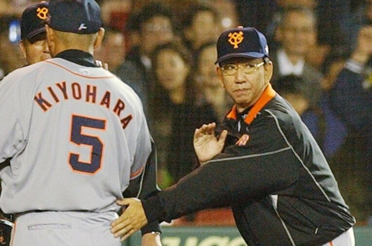 2004、05年と巨人を指揮した堀内恒夫監督。清原和博とは不仲説が報じられた ／ photograph by JIJI PRESS