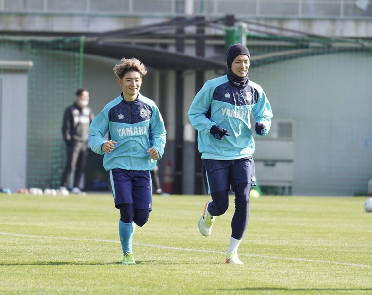 プロ2年目で期待の古川陽介と、杉本健勇　©Atsushi Iio