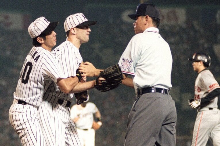 ダレル・メイ／阪神 ／ photograph by Kyodo News