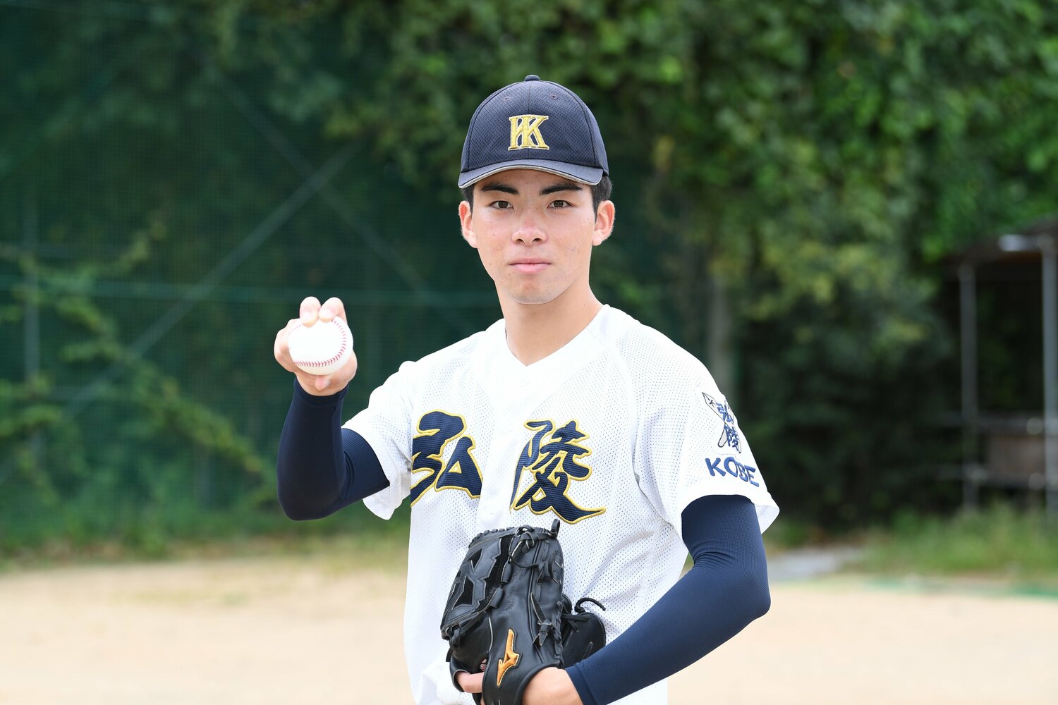 ドラフト上位指名もささやかれる、神戸弘陵・村上泰斗 ©Kota Inoue