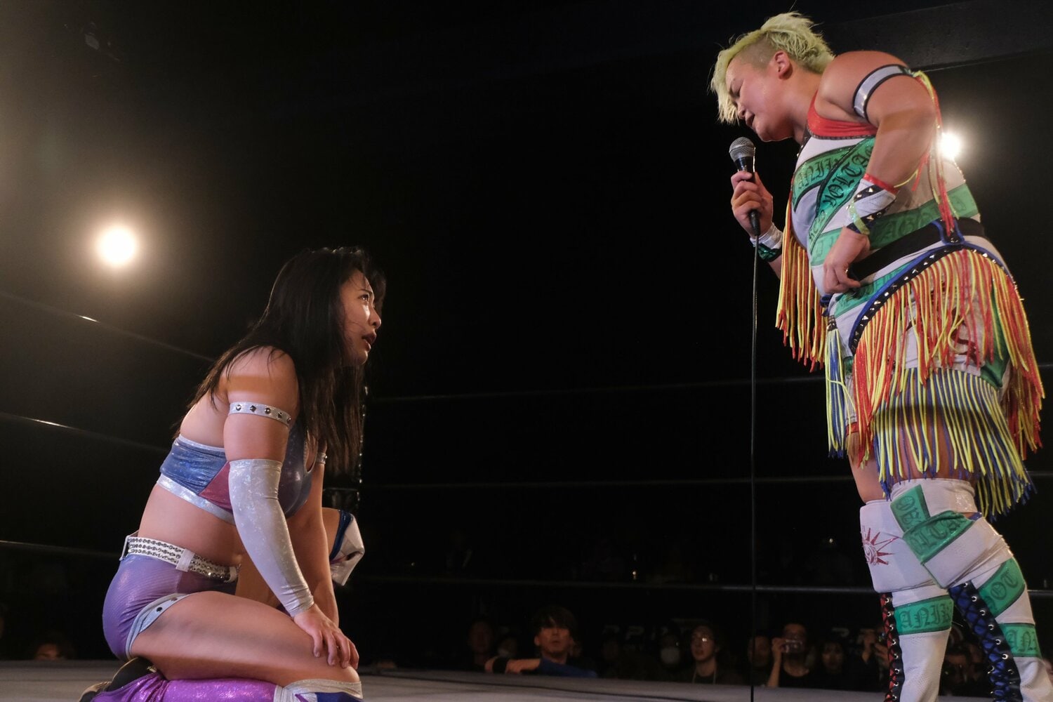 水波に敗れたちゃんよた。しかしその場でプロデュース公演の相手が決まる　©Norihiro Hashimoto