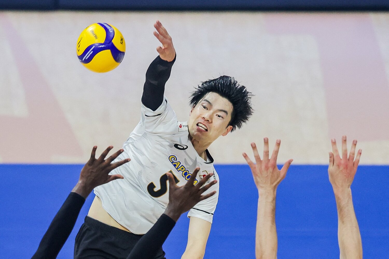 世界選手権では限られた出場機会ながら、好調さを感じさせるプレーを見せた大塚達宣 ©︎JIJI PRESS