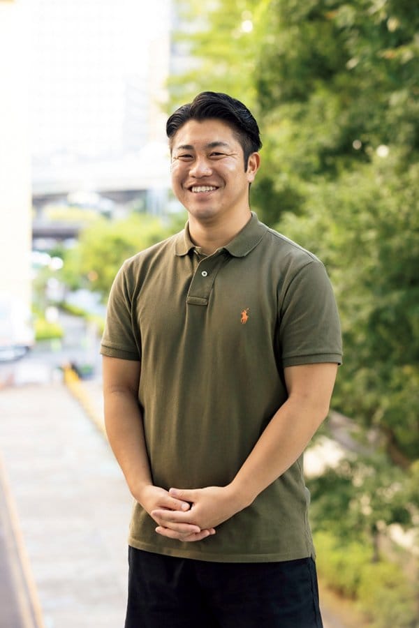 花巻東高では三塁コーチと内野の守備固めを担った皆川誠司。現在はTFPグループでコンサルタント業をしている　©︎Ryuki Matsuhashi